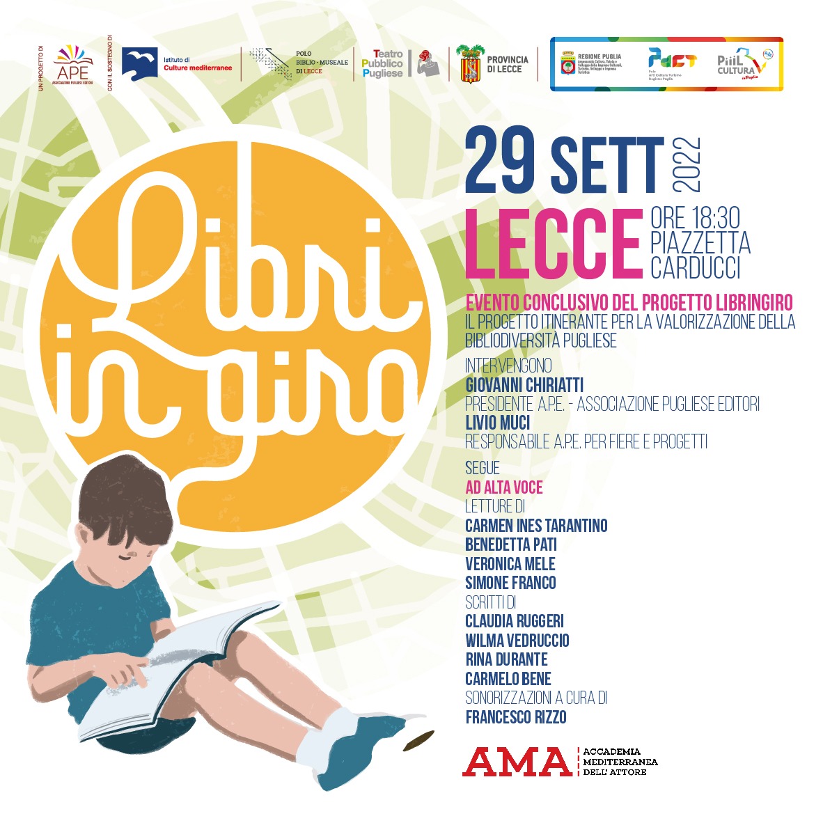 Si conclude a Lecce: LIBRINGIRO estate 2022.